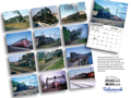 Tidemark Pennsylvania Railroad Classic Rail Images 2025 Calendar